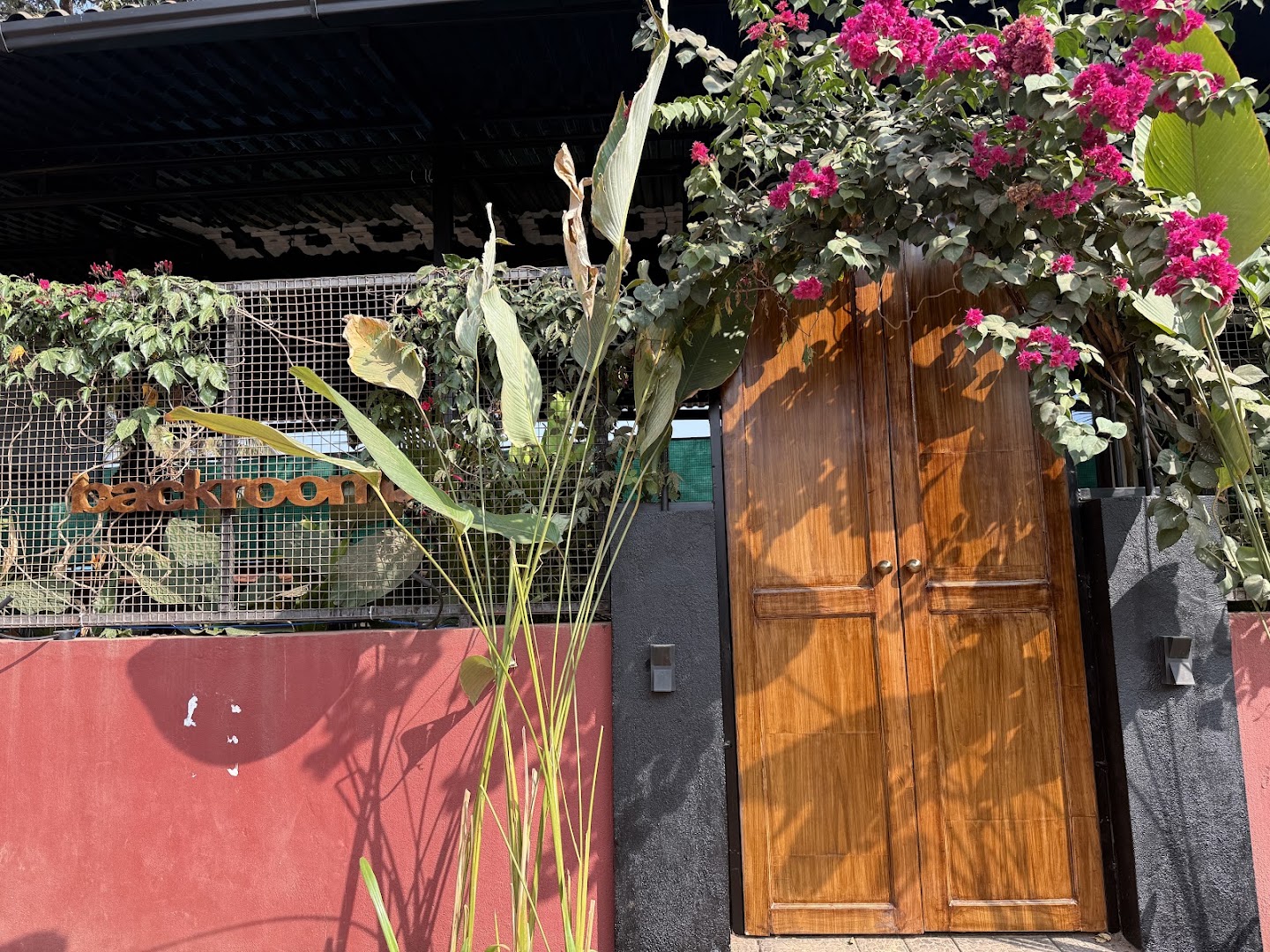 Backroom: attractive exterior entrance photo