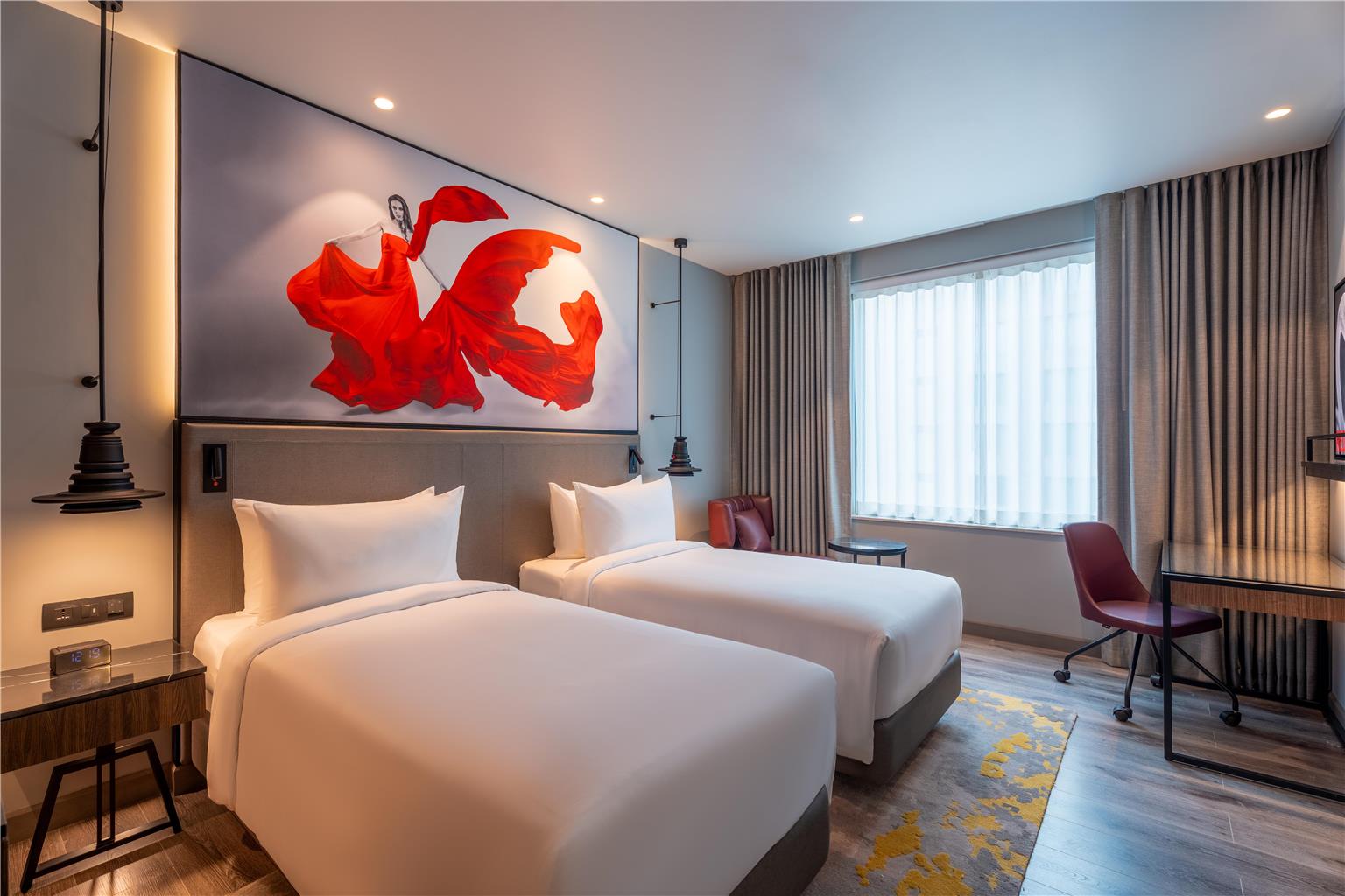 Radisson RED Indore: professional, high-quality hotel room photo