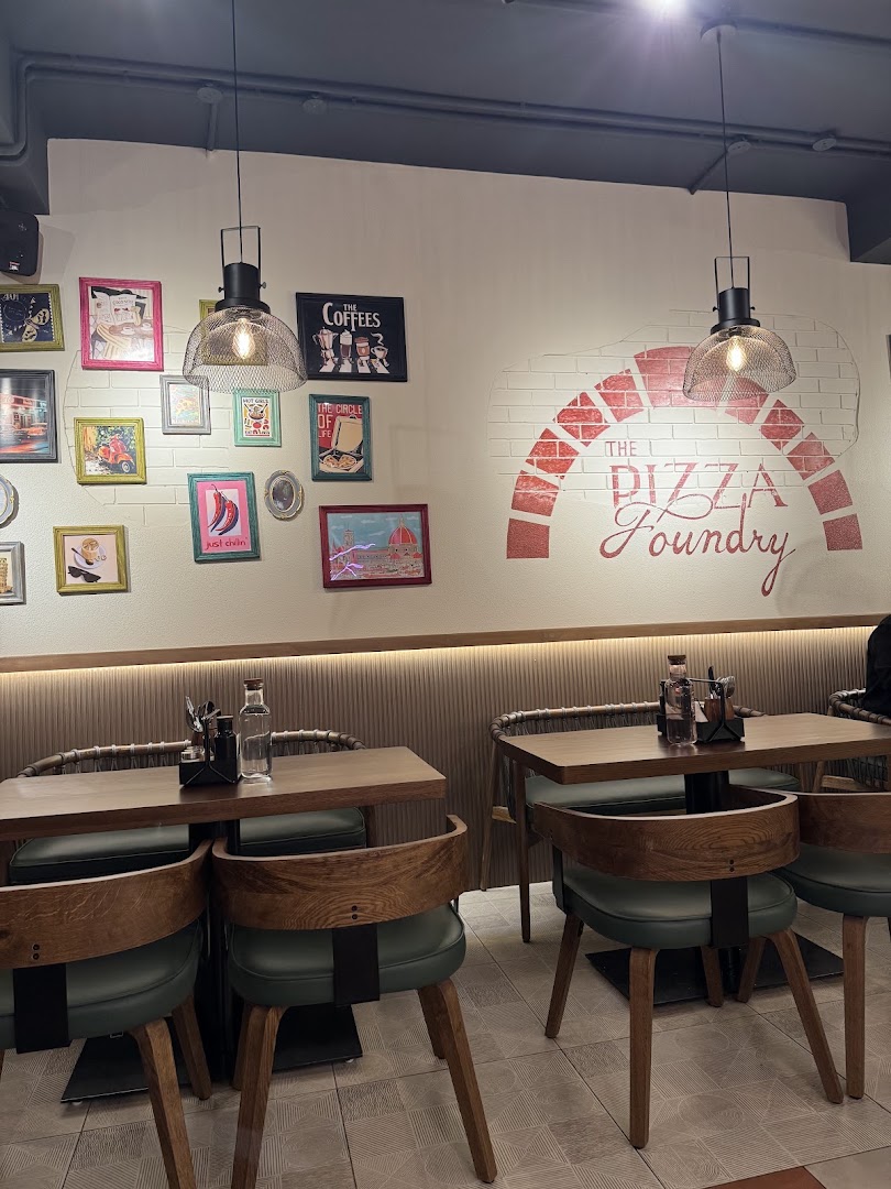 The Pizza Foundry: clear, inviting restaurant interior shot
