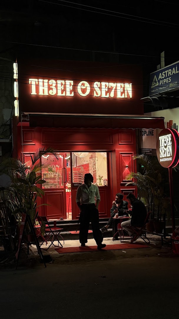 ThreeOseven Bakehouse: attractive night shot of venue