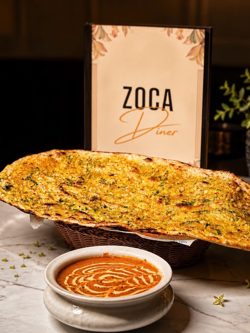 ZOCA Diner: professional food photography with branding