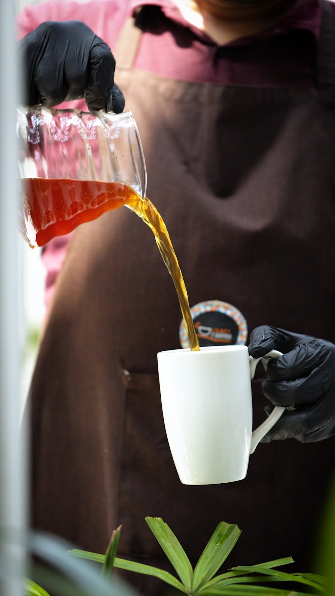 Craft Coffee Experience Centre: professional shot of coffee preparation