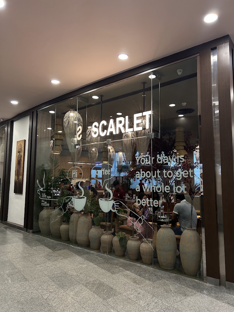 Scarlet: clear view of venue exterior