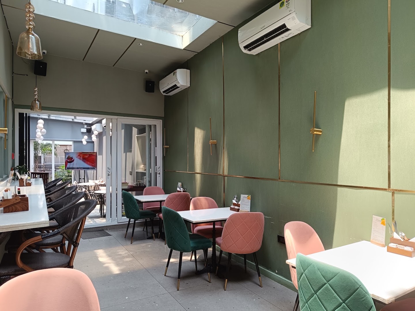 The Atrium: clear, inviting interior atmosphere