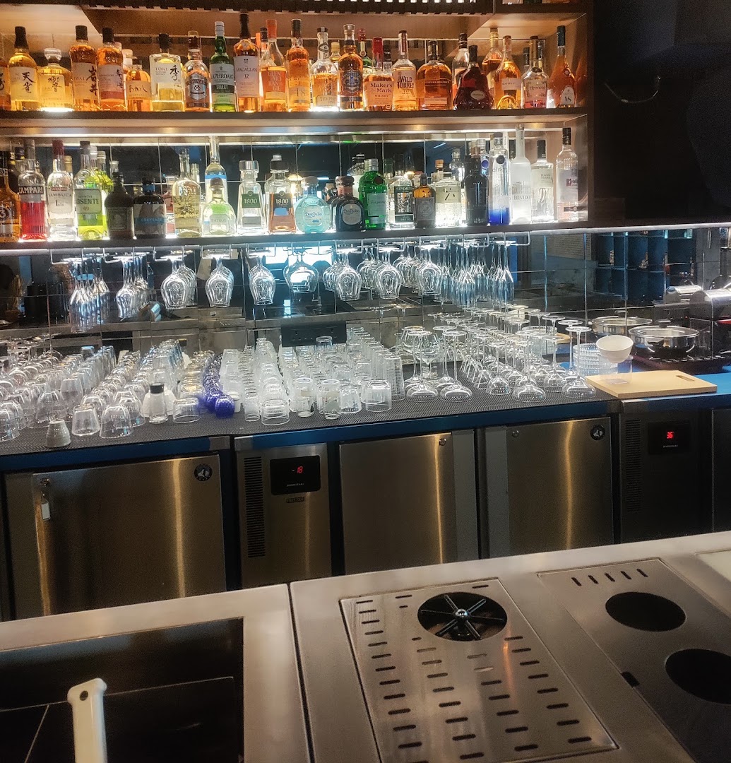 Idoru: clear, professional bar interior shot