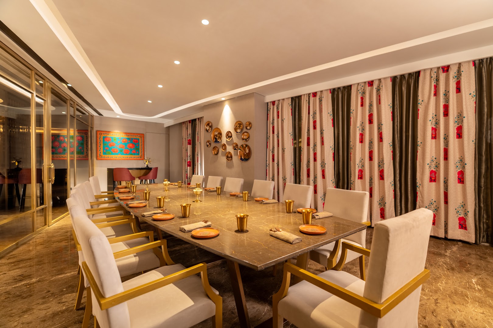 Ummrao Saaj: professional interior shot of restaurant