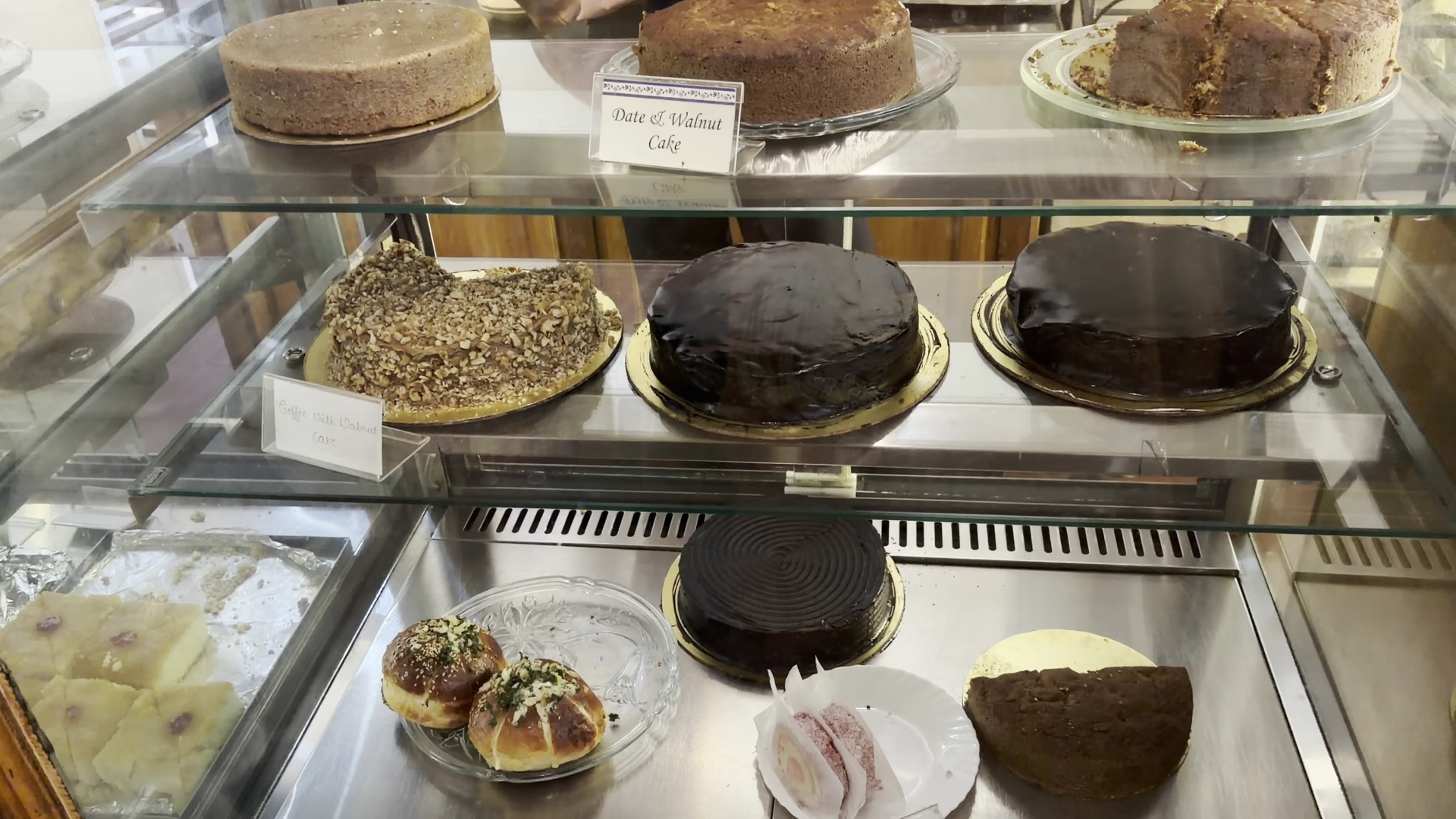 Malgudi Coffee Shop & Bakery: clear display of bakery items