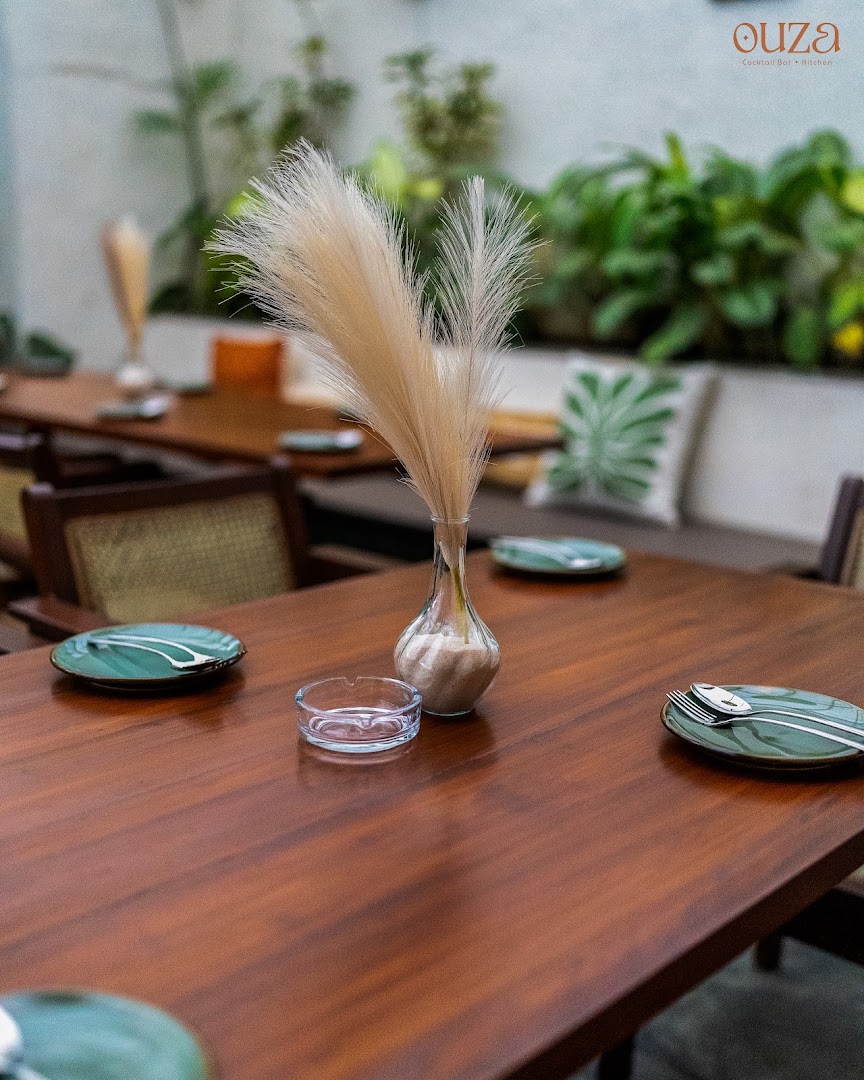 Ouza: attractive, professional interior atmosphere shot