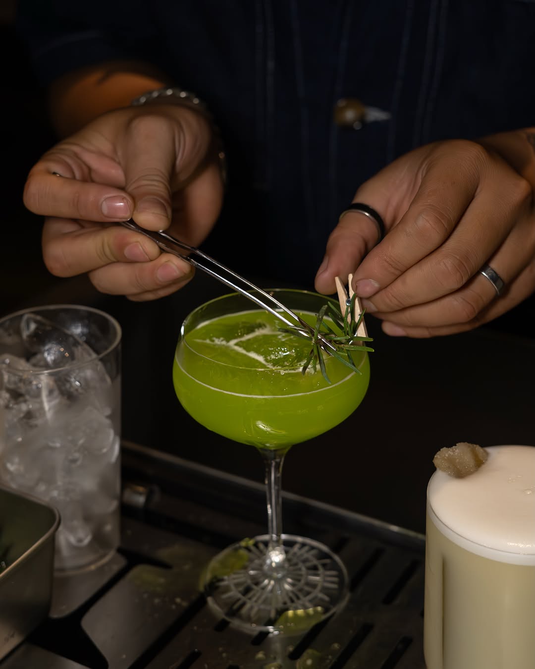 Junsei: professional cocktail preparation shot