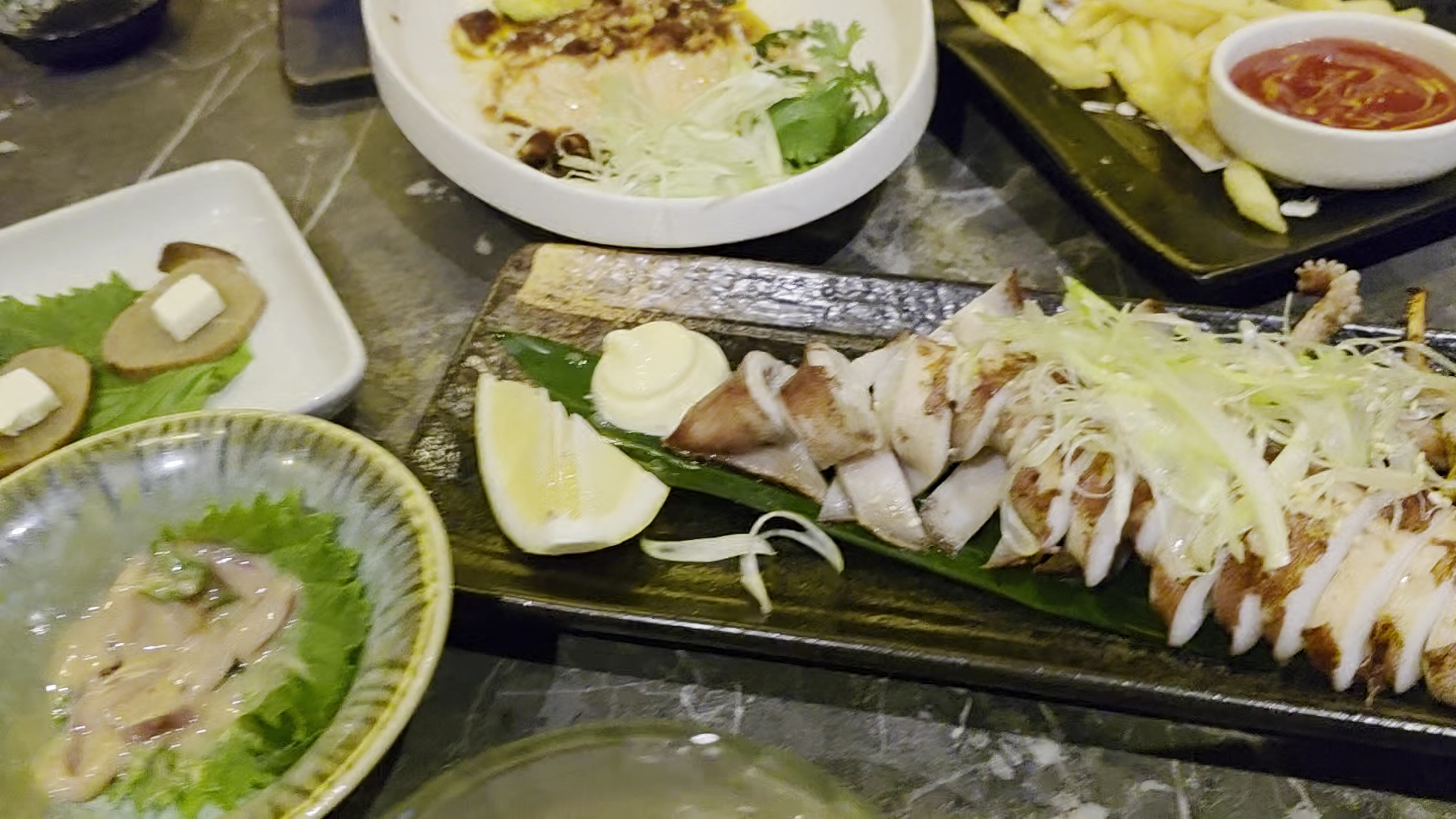 Murasaki Izakaya: appetizing food presentation