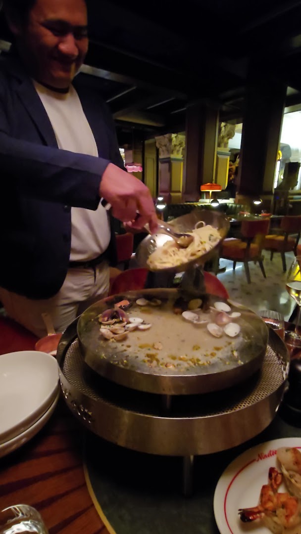 The Nineteen: staff serving food professionally