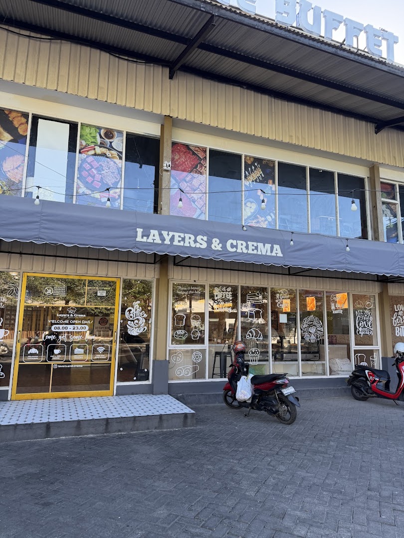 Layers & Crema: clear exterior shot of venue