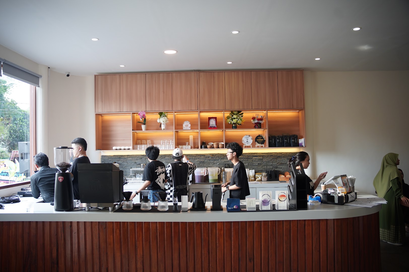 Timeless Brew: clear, professional shot of interior