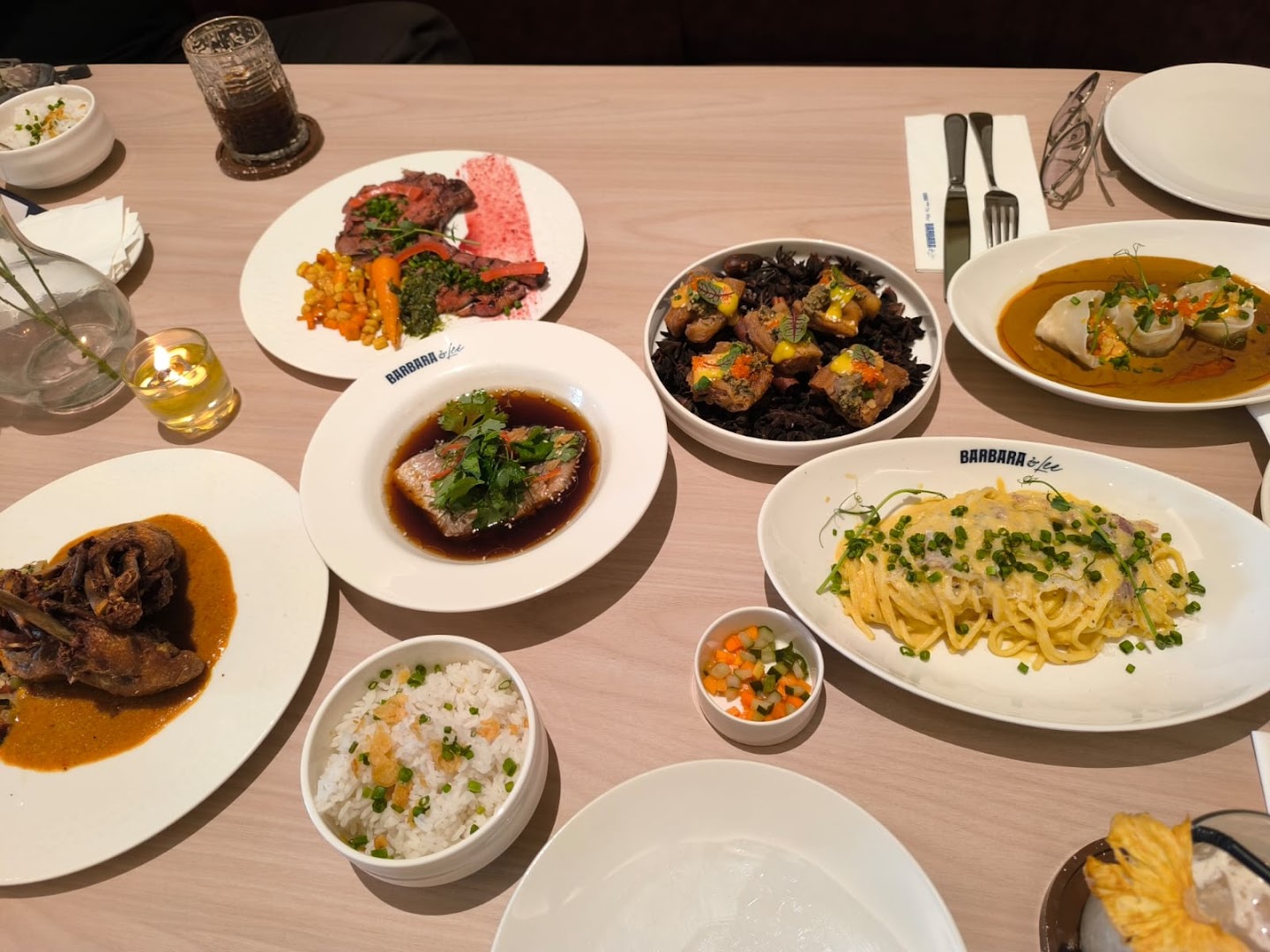 Barbara & Lee: high quality food spread photo
