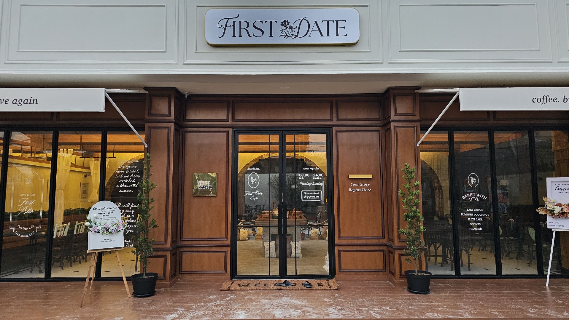 First Date by Kay's: clear professional storefront photo