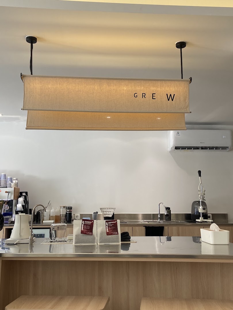 Grew Coffee Collective: clean professional interior shot