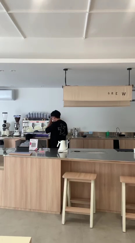 Grew Coffee Collective: clear view of cafe interior