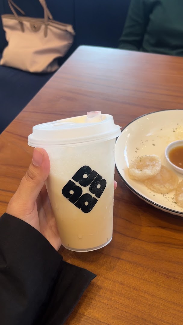 Serrae Coffee & Social Hub: clear photo of branded drink
