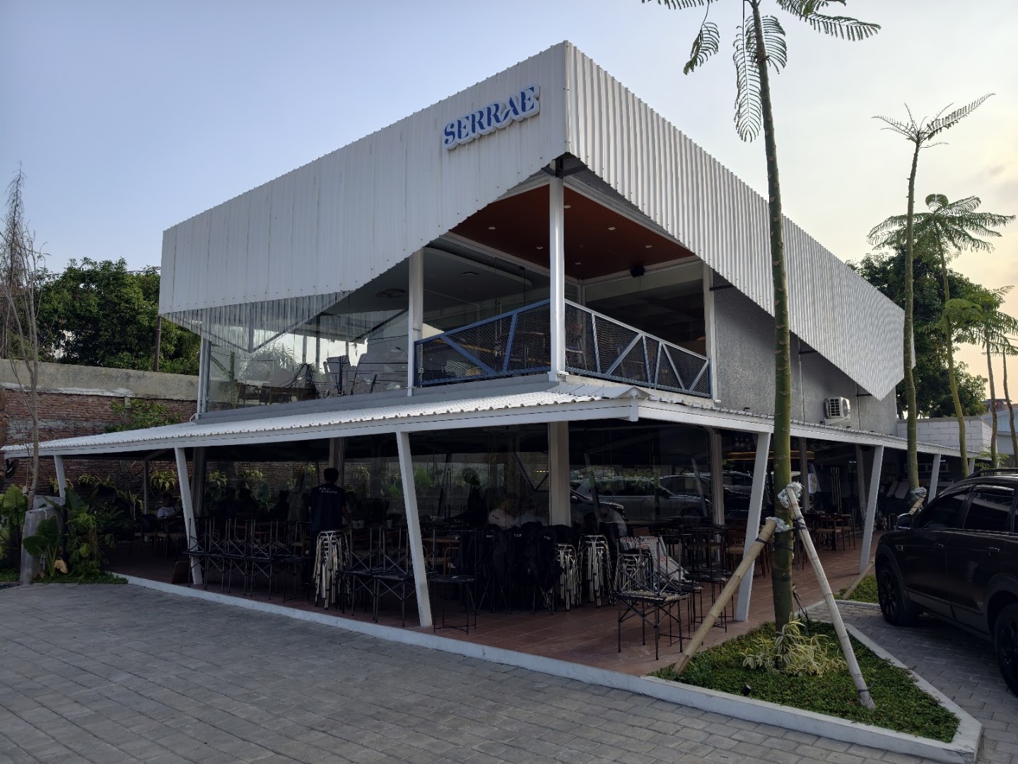 Serrae Coffee & Social Hub: clear exterior view of venue