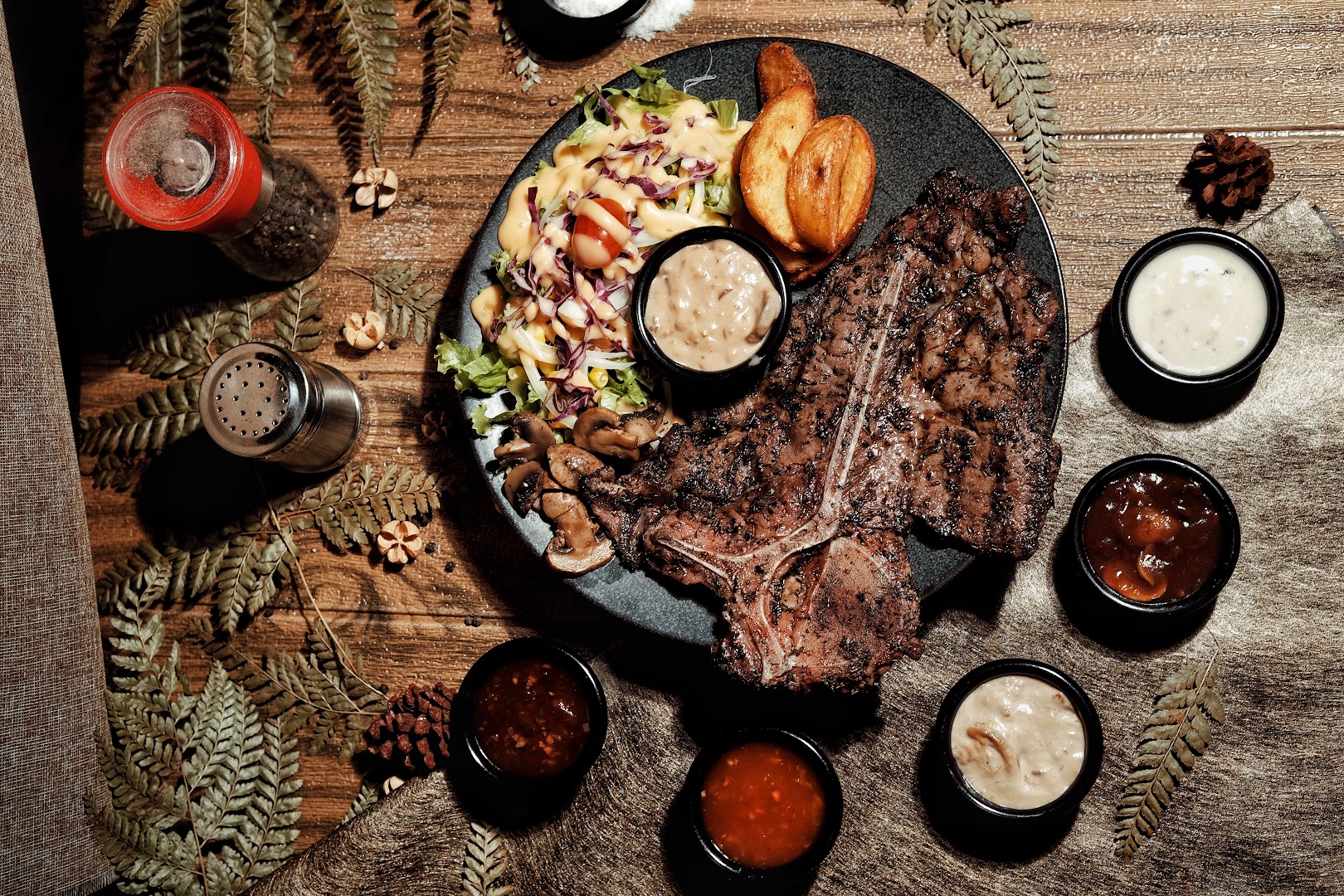 The Carpenters Steak & Pepper Rice Erlangga: high quality, appetizing food photography