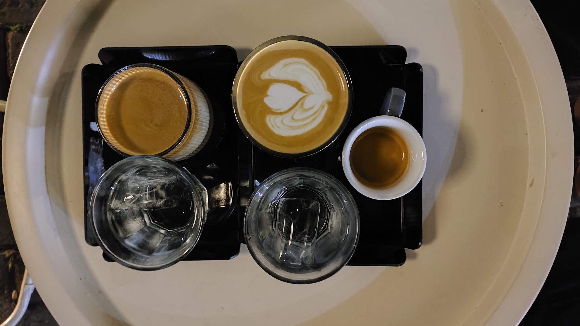 Binar Sebaya: high quality top-down drink shot