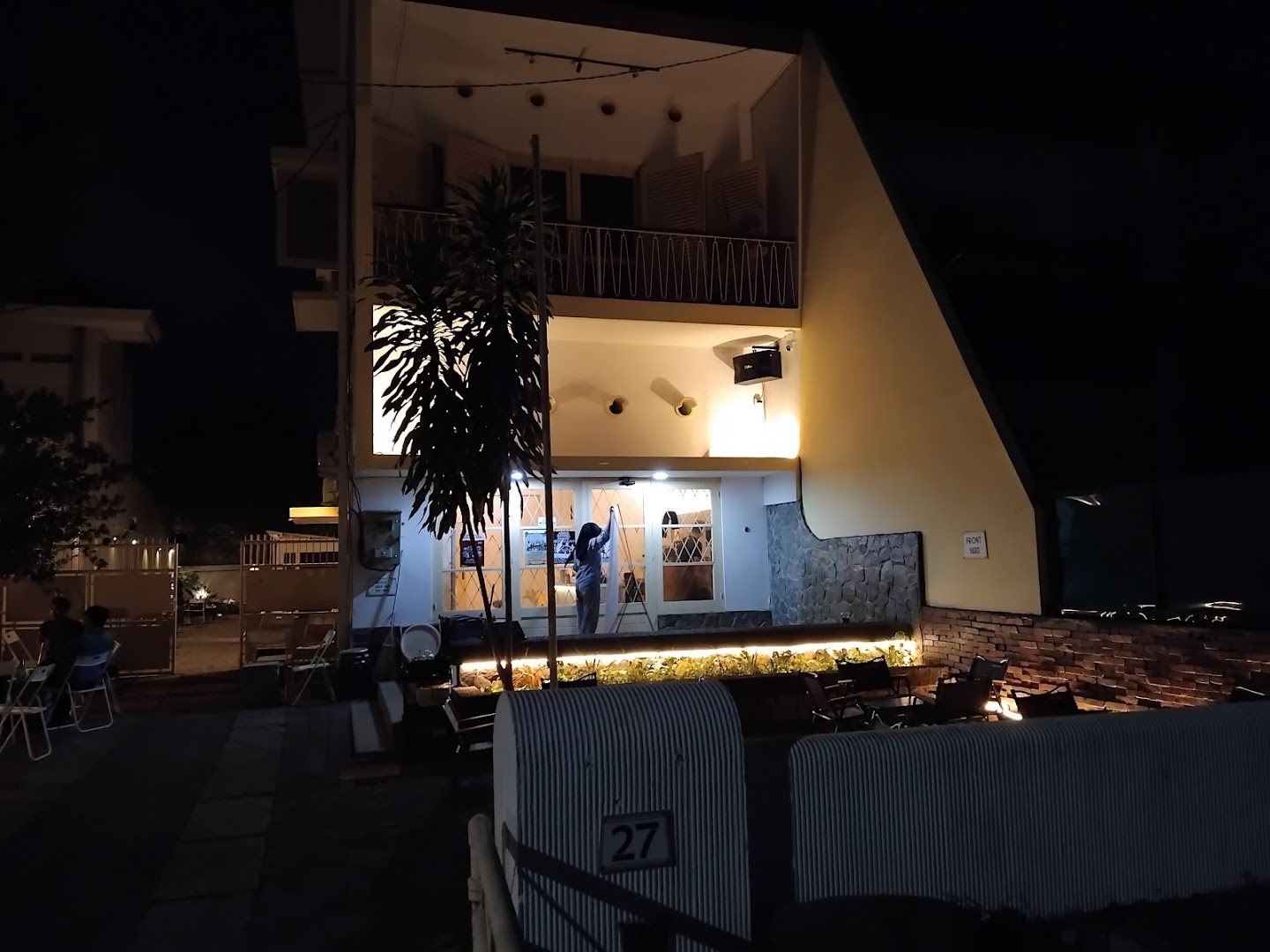 Binar Sebaya: clear night shot of venue