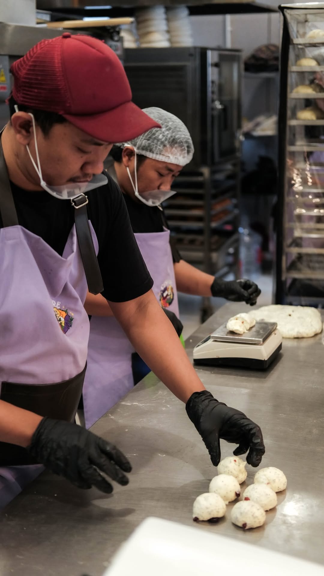 Ceshire Bakehouse: professional photo of staff baking
