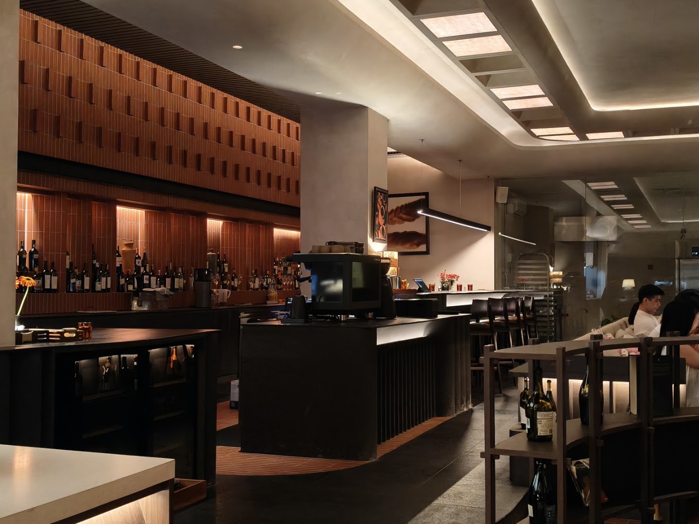 Senses: professional interior shot of restaurant