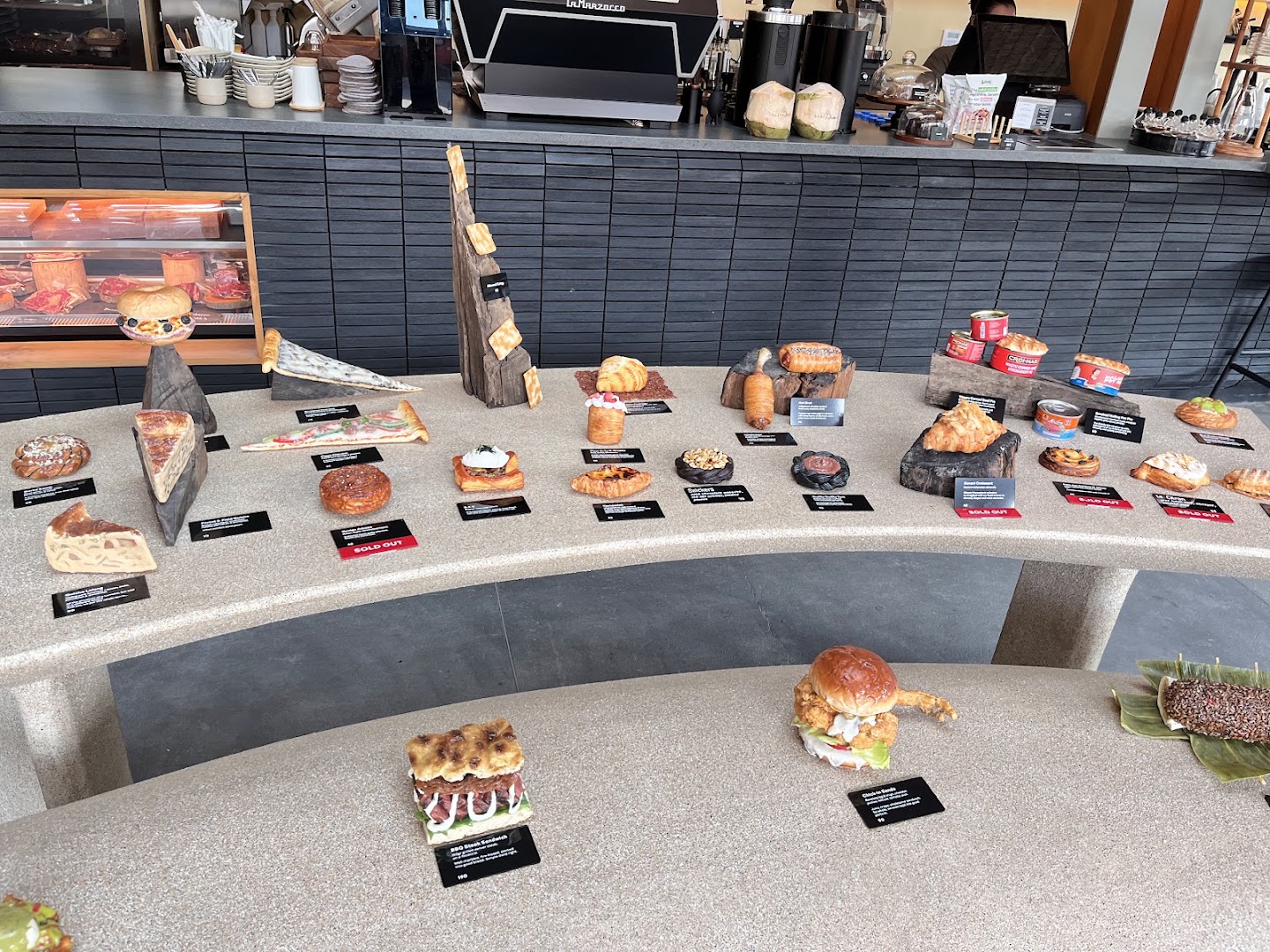Baker Butcher Barista (B3) Ubud: clear display of food items