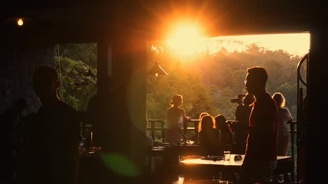 Chupacabras: atmospheric shot of restaurant terrace
