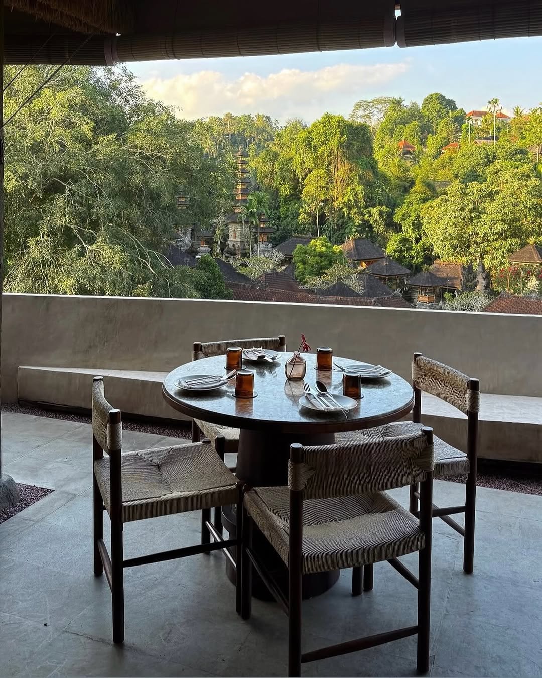 Nari: beautiful restaurant terrace and view