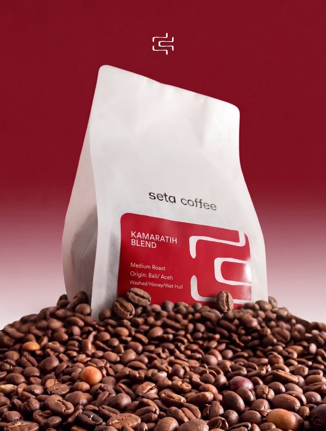 Seta Coffee Library: professional product photography of coffee