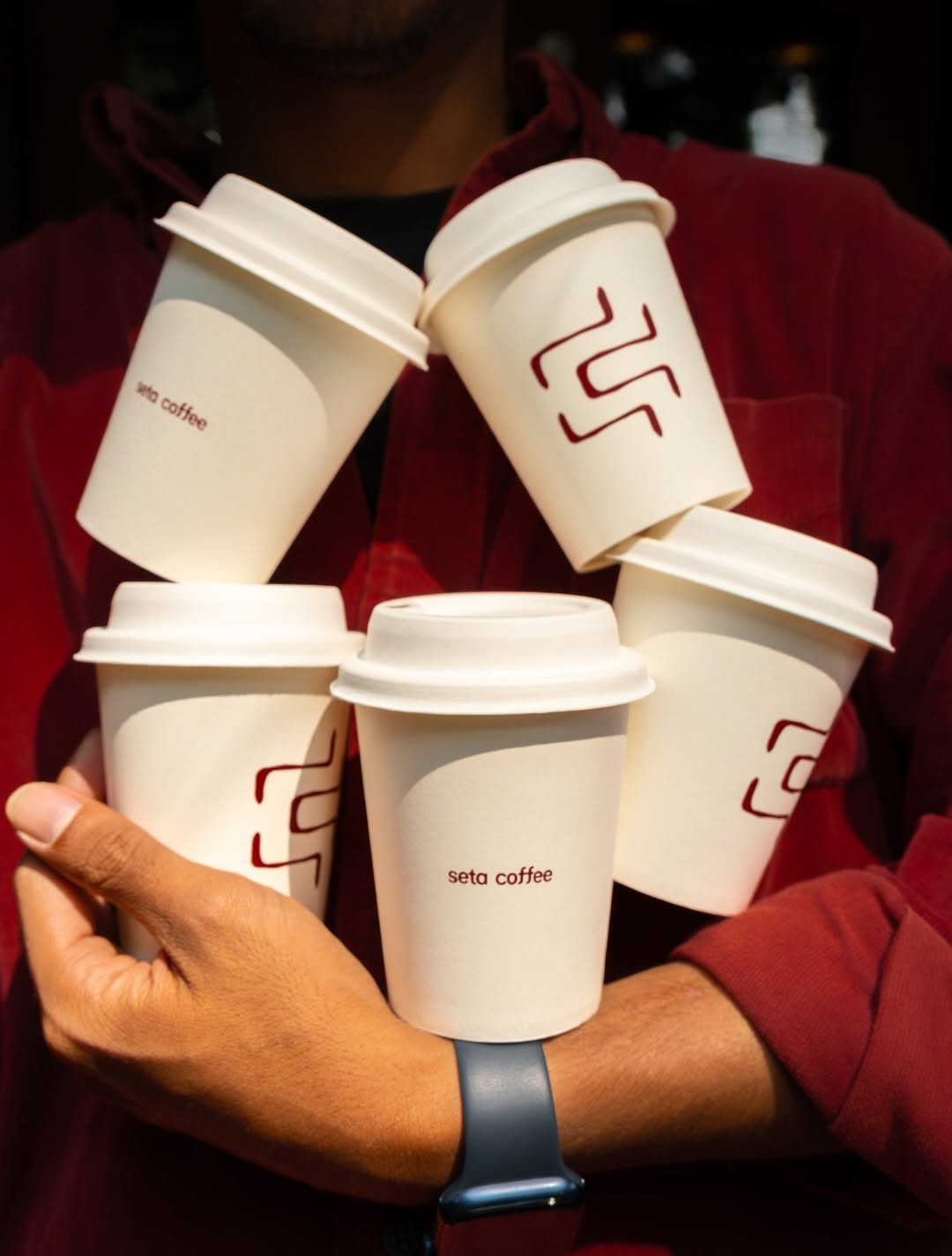 Seta Coffee Library: professional branding and product shot