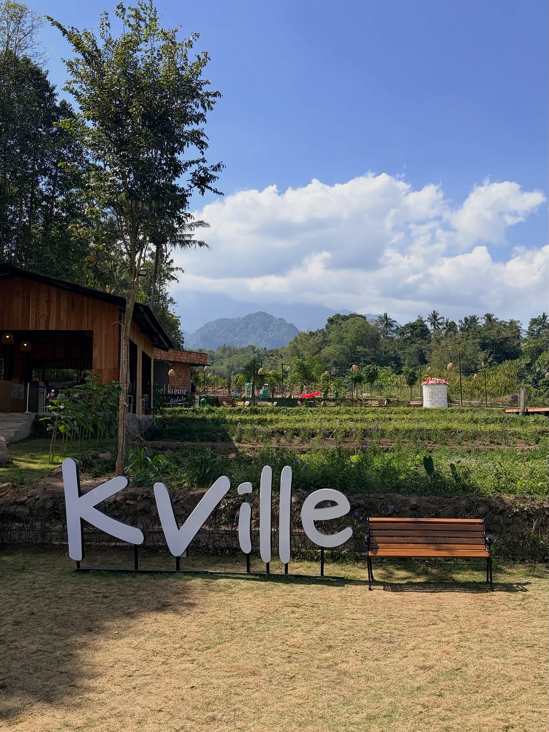 KVille Kaliurang: attractive venue exterior and signage