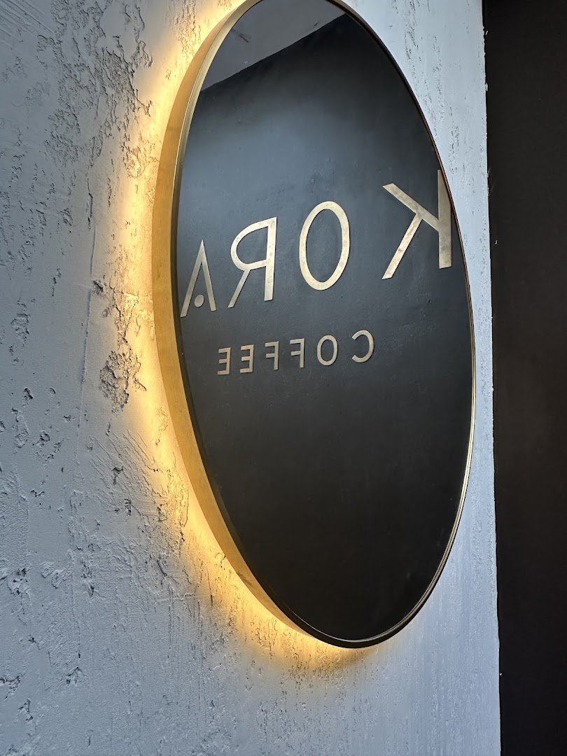 Kora Coffee: professional signage photo