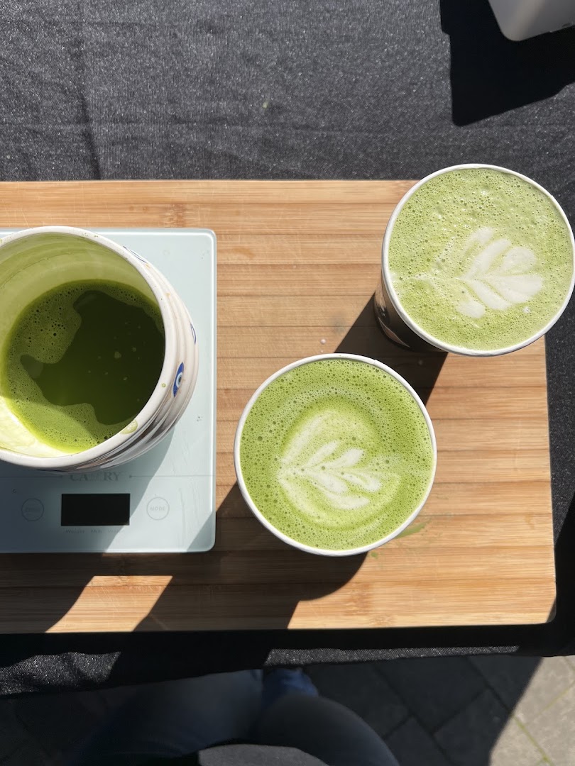 Moon Child Matcha Bar: appealing photo of matcha drinks