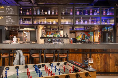 Moxy Cork: high quality bar interior shot