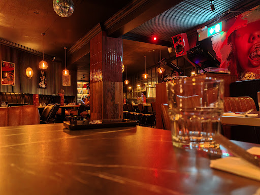 Barebone: atmospheric shot of bar interior