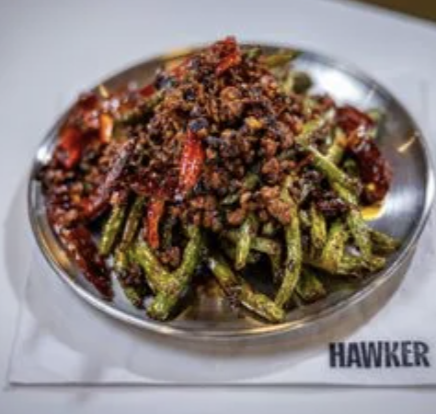 Hawker: appetizing food photo with branding