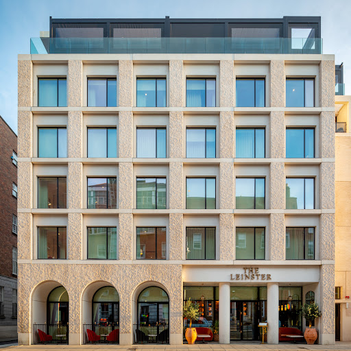 The Leinster: professional exterior shot of hotel