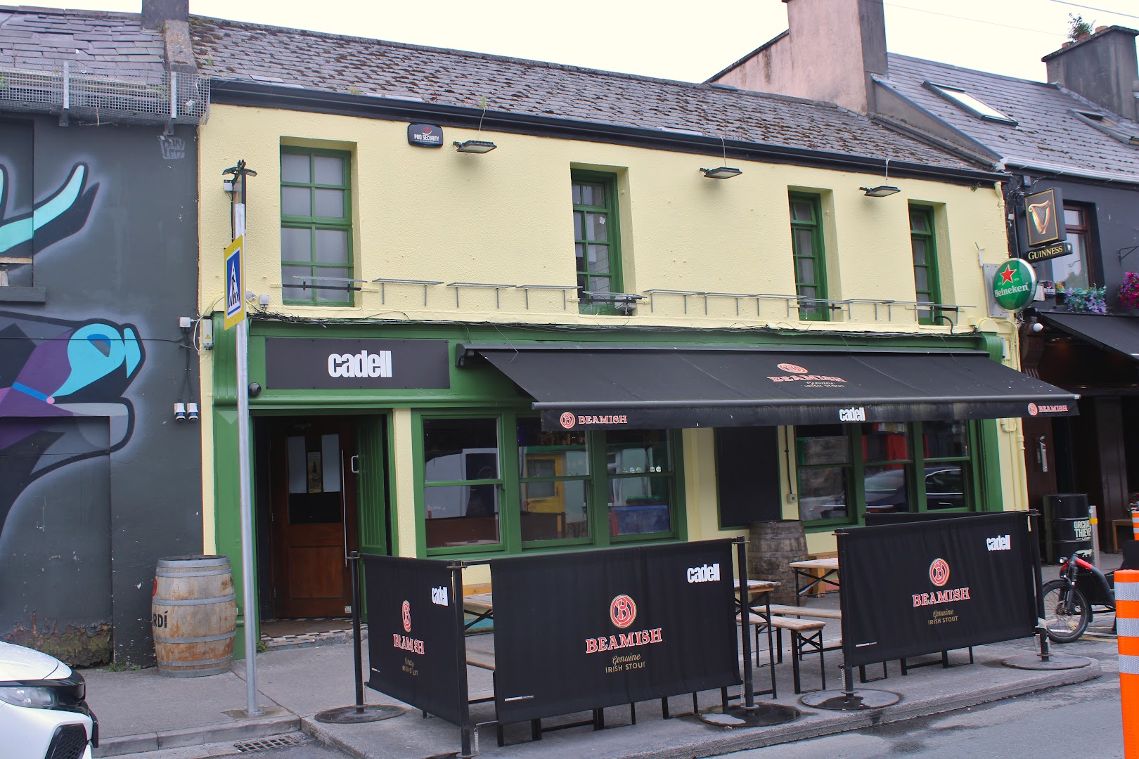 Cadell: clear exterior shot of venue