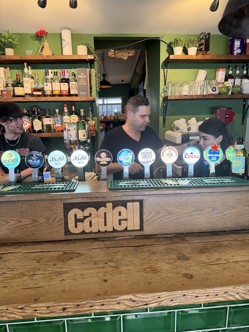 Cadell: clear shot of bar staff