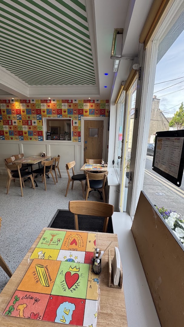 Focaccino: clear view of venue interior