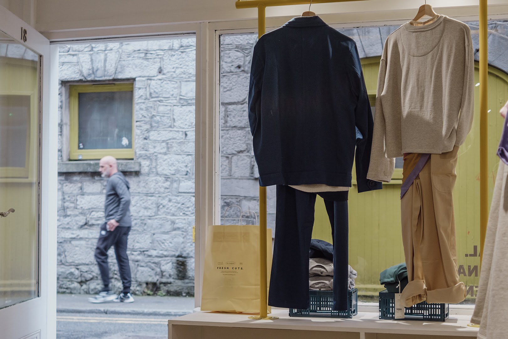 Fresh Cuts Clothing: clear display of shop products