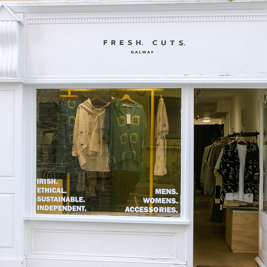 Fresh Cuts Clothing: clear, professional storefront photo