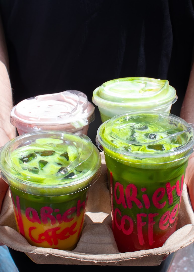 Variety Coffee: appetizing photo of venue drinks