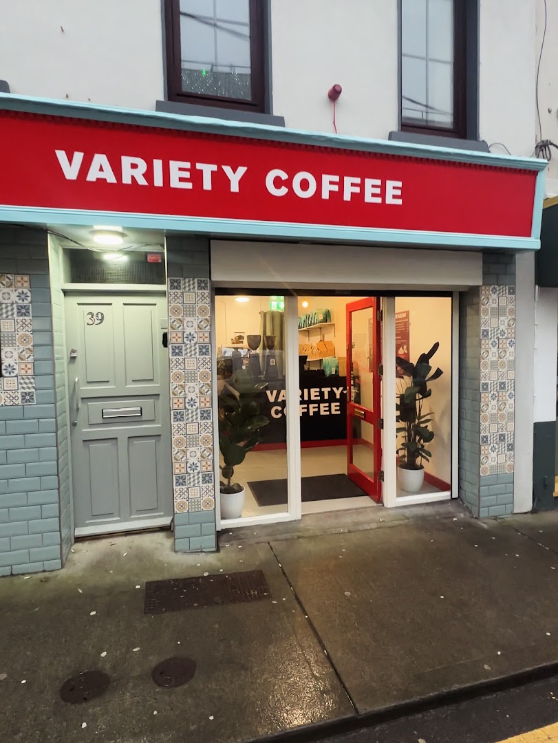Variety Coffee: clear storefront photo of venue