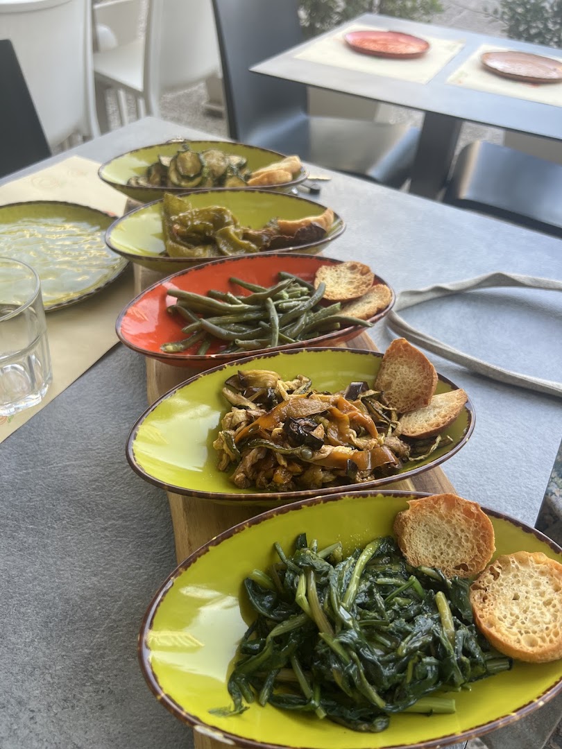 Osteria dell'Orto: appetizing display of restaurant food
