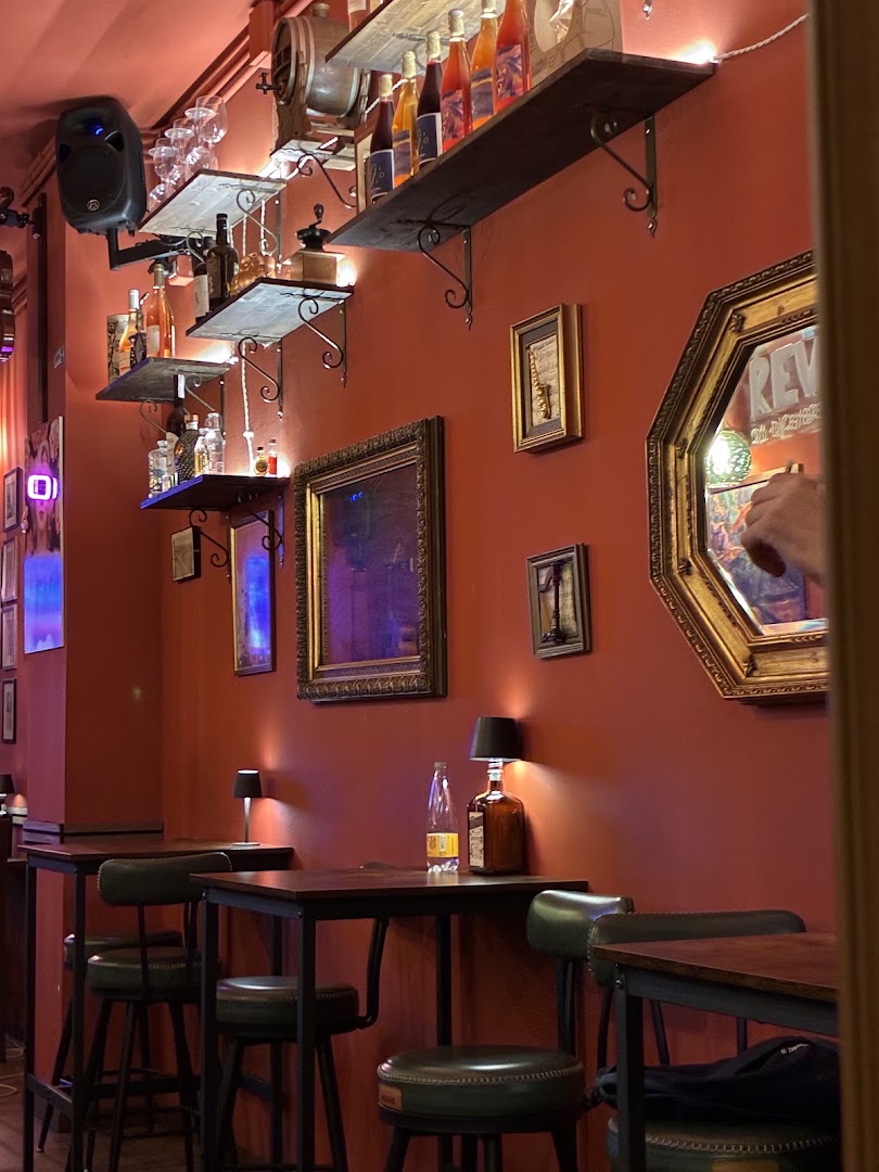 Revive Bistro: atmospheric interior shot of bar