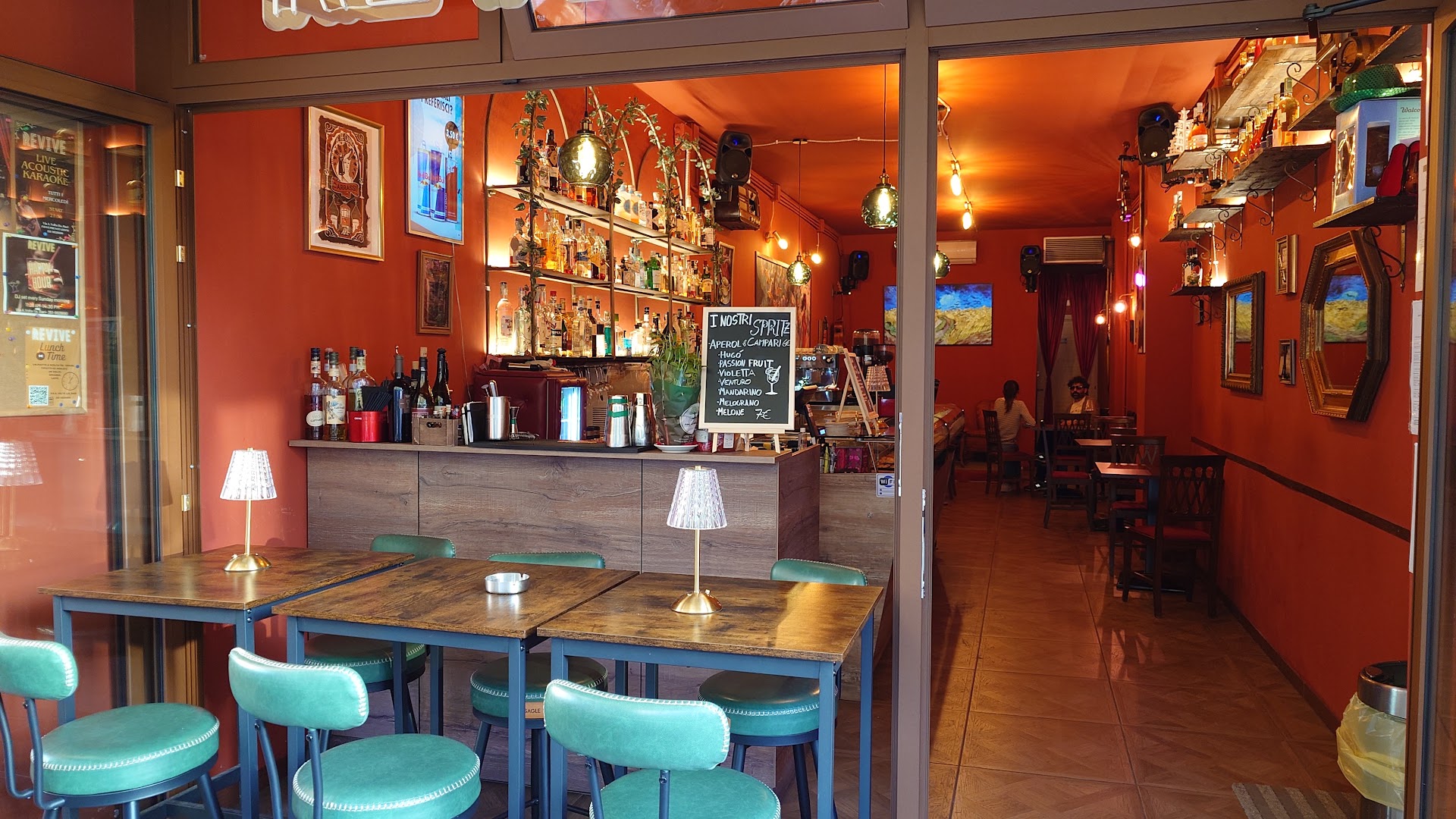 Revive Bistro: clear inviting view of interior
